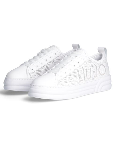 Baskets en Cuir Cleo blanches