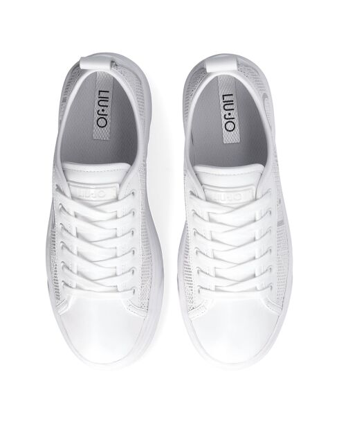 Baskets en Cuir Cleo blanches