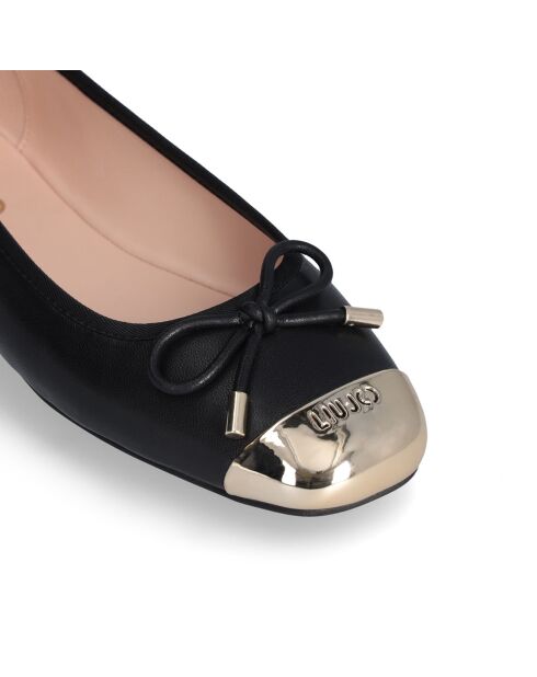 Ballerines en Cuir Dafne noires