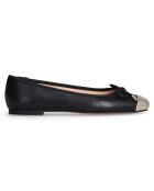 Ballerines en Cuir Dafne noires