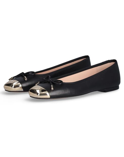 Ballerines en Cuir Dafne noires