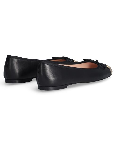 Ballerines en Cuir Dafne noires