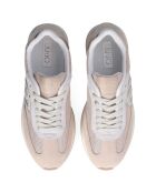 Baskets en Cuir Dreamy savane/blanc