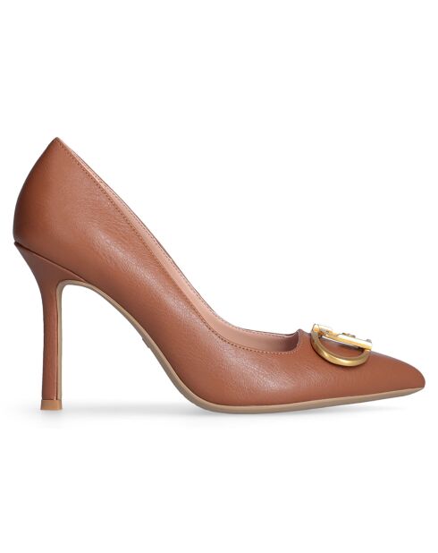 Escarpins Giusy marron