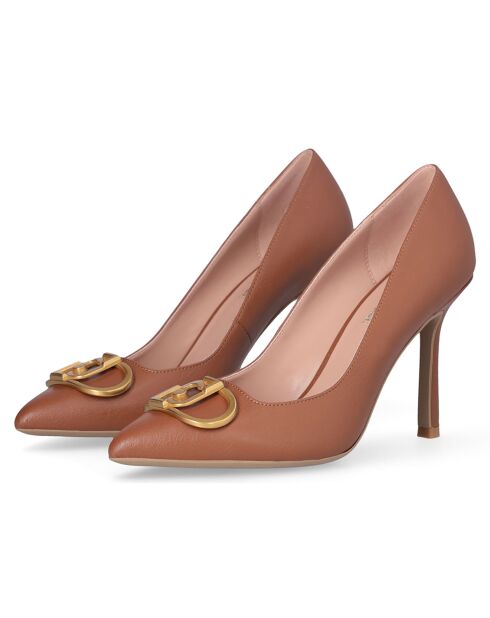 Escarpins Giusy marron