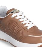 Baskets en Cuir Lolo camel