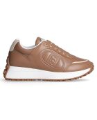Baskets en Cuir Lolo camel