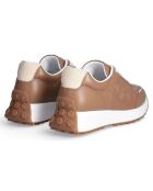 Baskets en Cuir Lolo camel