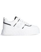Baskets en Cuir Lovely blanc/noir