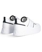 Baskets en Cuir Lovely blanc/noir