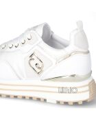 Baskets en Cuir Maxi blanches