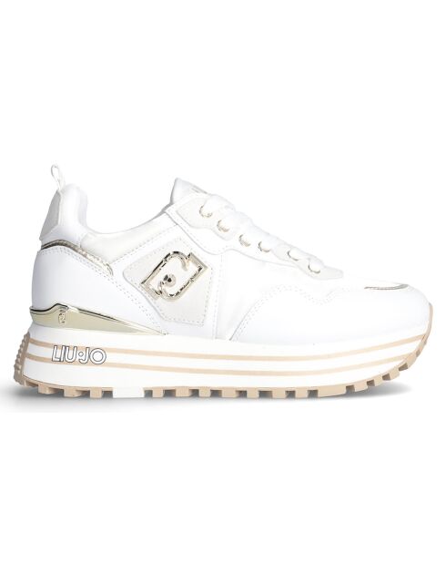 Baskets en Cuir Maxi blanches