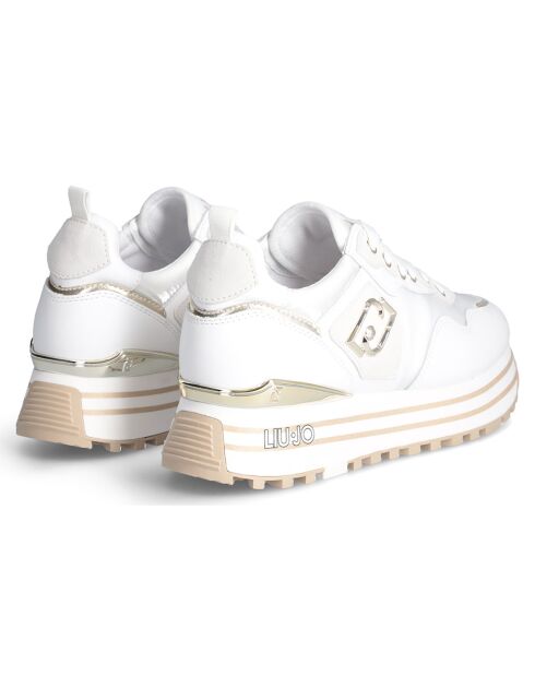 Baskets en Cuir Maxi blanches