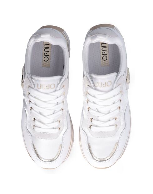 Baskets en Cuir Maxi blanches