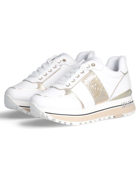 Baskets en Cuir Maxi blanches