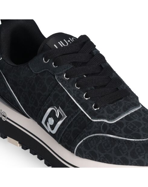 Baskets en Cuir Maxi noires