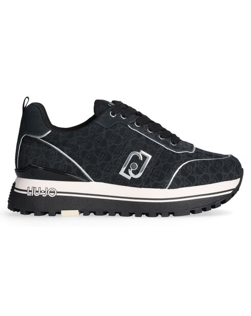 Baskets en Cuir Maxi noires