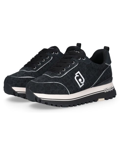 Baskets en Cuir Maxi noires