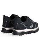 Baskets en Cuir Maxi noires