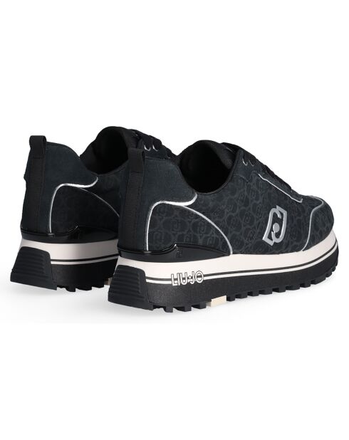 Baskets en Cuir Maxi noires