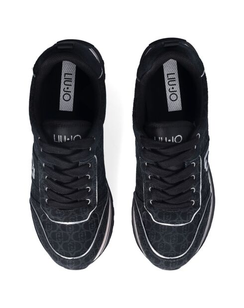Baskets en Cuir Maxi noires