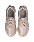 Baskets en Cuir Maxi taupe