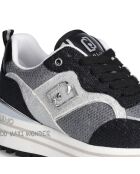 Baskets Maxi argenté/noir