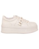 Baskets en Cuir Selma blanches