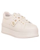 Baskets en Cuir Selma blanches