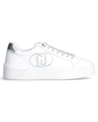 Baskets en Cuir Silvia blanches