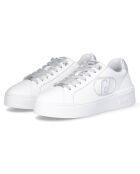 Baskets en Cuir Silvia blanches