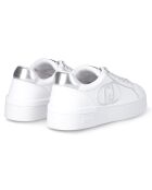 Baskets en Cuir Silvia blanches