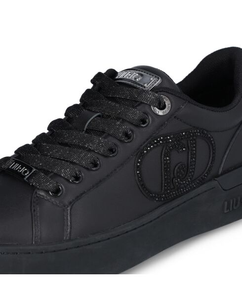 Baskets en Cuir Silvia noires