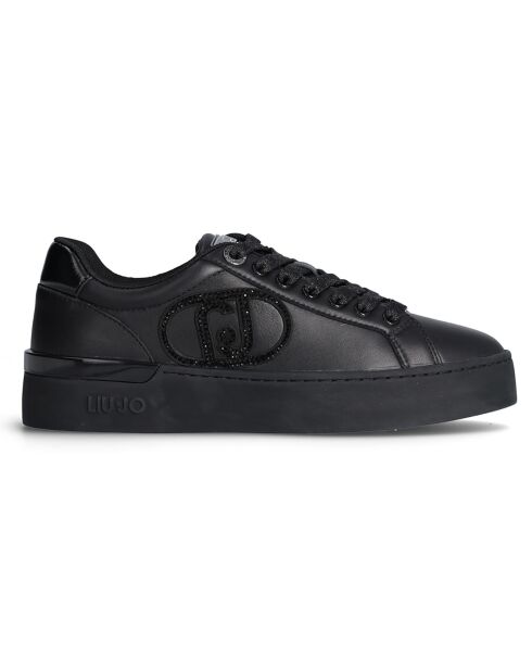 Baskets en Cuir Silvia noires