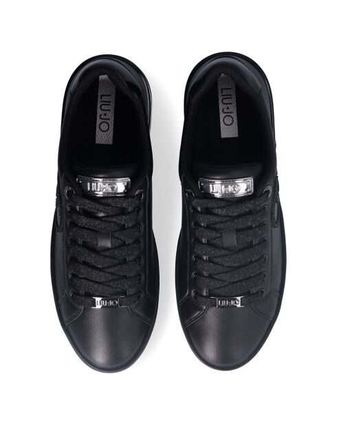 Baskets en Cuir Silvia noires