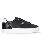 Baskets en Cuir Silvia noires
