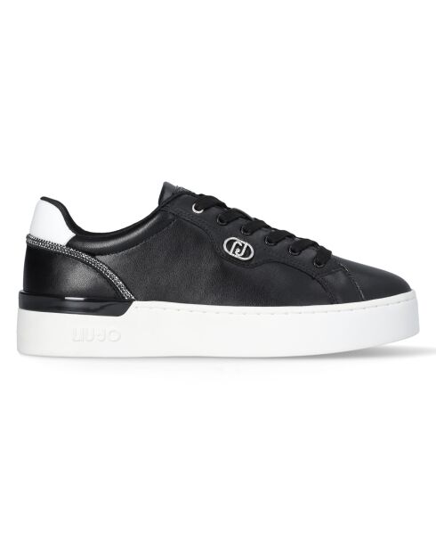Baskets en Cuir Silvia noires