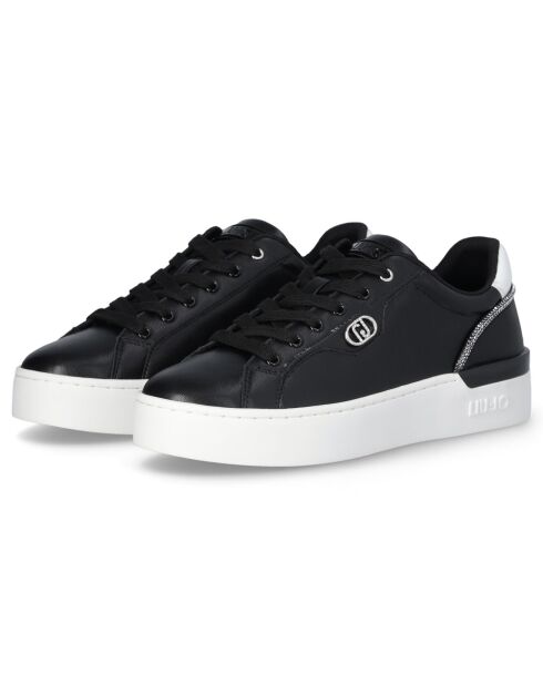 Baskets en Cuir Silvia noires