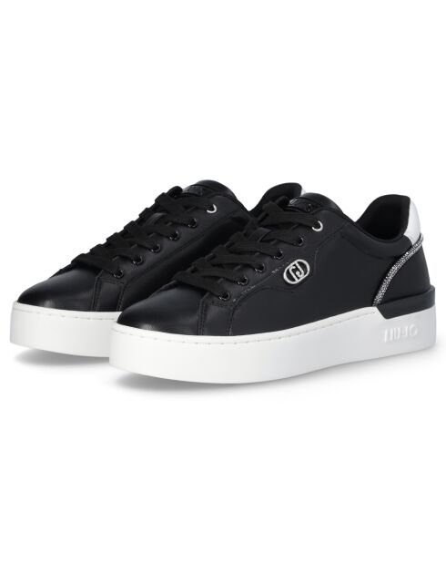 Baskets en Cuir Silvia noires