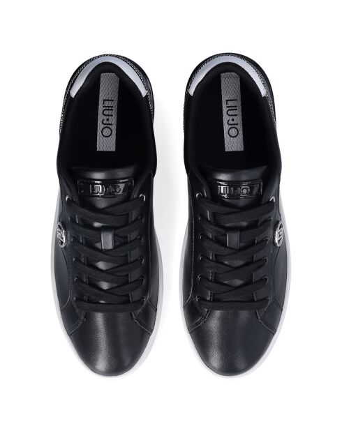 Baskets en Cuir Silvia noires