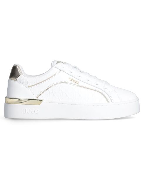 Baskets en Cuir Silvia blanches