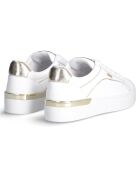 Baskets en Cuir Silvia blanches