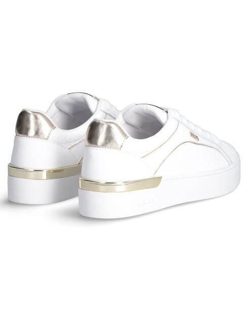 Baskets en Cuir Silvia blanches