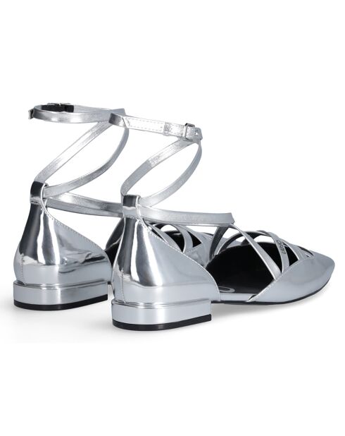 Ballerines Viola argentées