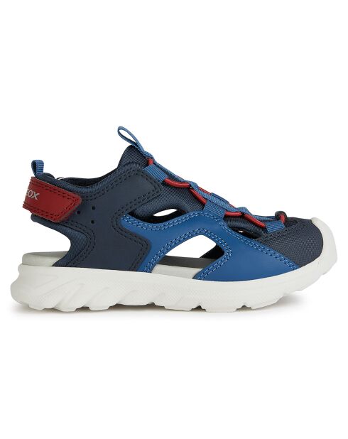 Sandales Airadyum bleu marine/rouge