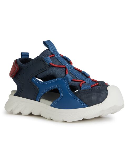 Sandales Airadyum bleu marine/rouge