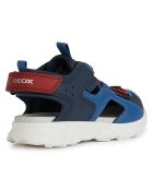 Sandales Airadyum bleu marine/rouge