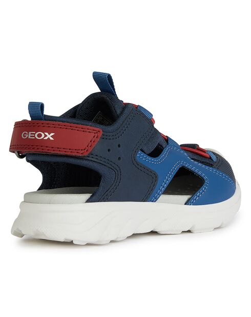 Sandales Airadyum bleu marine/rouge