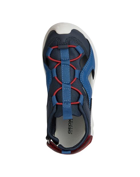 Sandales Airadyum bleu marine/rouge
