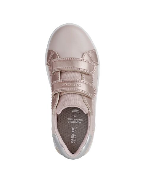 Baskets Djrock rose/argenté